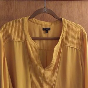 Mustard yellow blouse